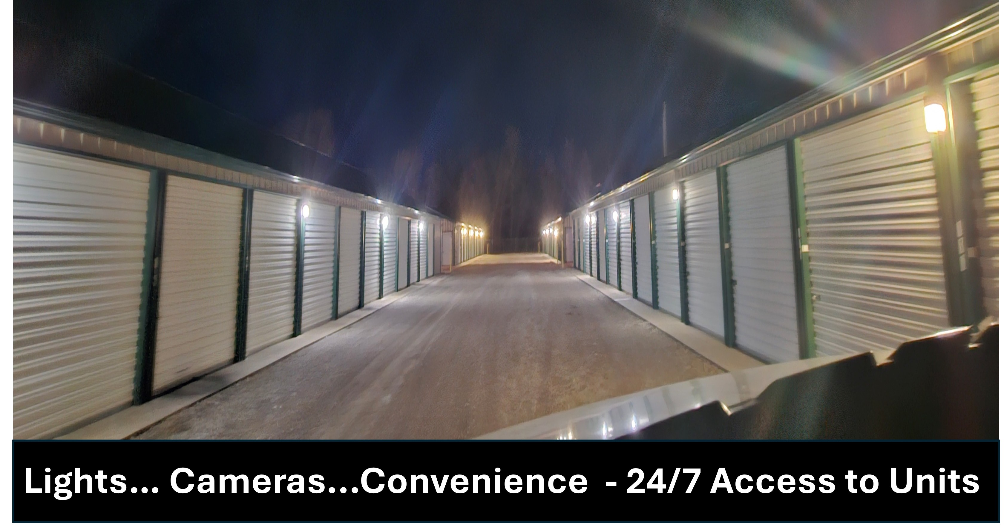 Frontenac with lights